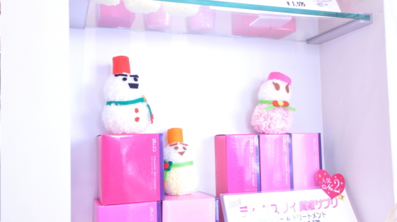 サロンドカメリヤ様 店内商品の所のマスコット
