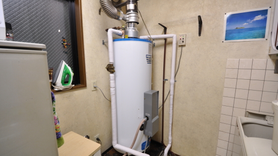 新たに設置した貯湯湯沸器S-160R