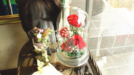 店内のキレイなお花