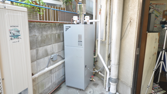 新しいボイラー SRHU-100SS