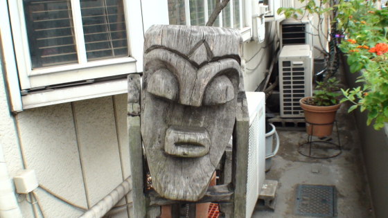 店舗前のオブジェ