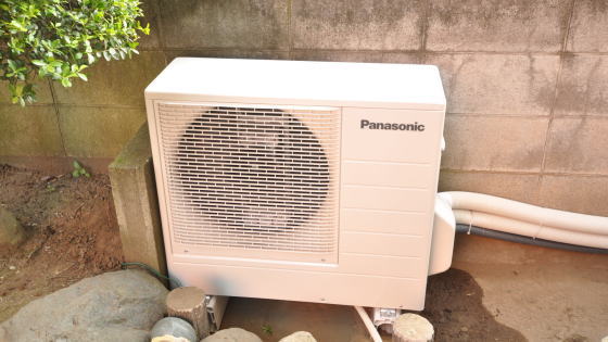 ヒートポンプユニットHE-PK45Cの設置後