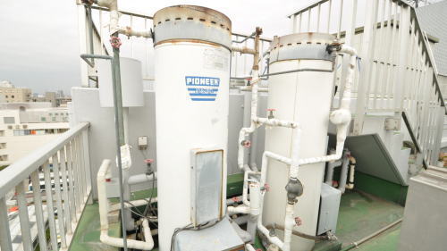 S様邸にて十数年ご愛用された、小型ガスボイラーGS-150SS