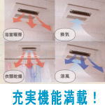 浴室暖房器の機能満載!